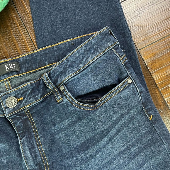 Kut from the Kloth Donna High Rise Ankle Skinny Jeans Size 16 - Picture 9 of 14